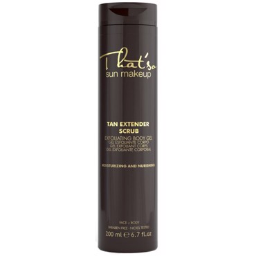 That'so Tan Extender Scrub Απολεπιστικό Τζελ Μαυρίσματος 200ml 