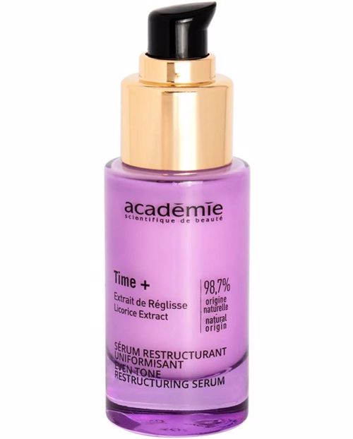 academie Time+ Serum Restructurant Uniformisant Ορός αναδόμησης με εκχύλισμα γλυκόριζας 30 ml