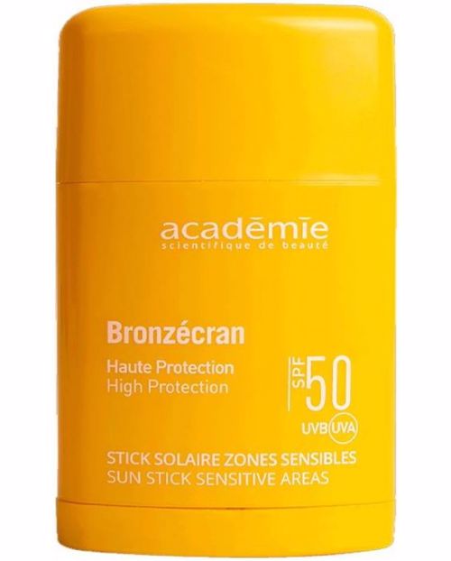 academie Bronzecran Solaire Zones Sensibles UVA/UVB Αντηλιακό στικ για το πρόσωπο, SPF50+ 10 ml
