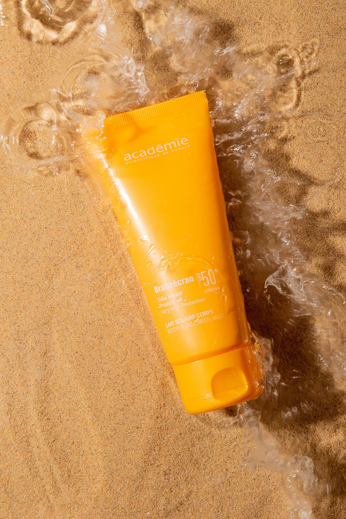 academie Bronzecran Solaire Corps UVA/UVB Antiliako glaktoma somatos, SPF50+ 100 ml