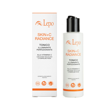 Lepo Skin+C Radiance Lotion Ενυδατική Καθαριστική Λοσιόν με Ελαφριά Απολεπιστική Δράση Βιταμίνη C και Σαλικυλικό Οξύ για Λάμψη και Τόνωση της Επιδερμίδας  150ml