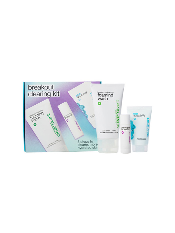 Dermalogica Clear Start Breakout Clearing Kit Paketo Peripoiisis Prosopou Kai Somatos