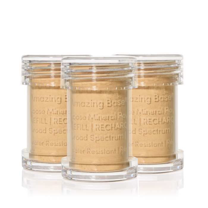 jane iredale -The Skincare Makeup Glow Amazing Base® Loose Mineral Powder SPF Antallaktikes kapsoules (3) Golden Glow