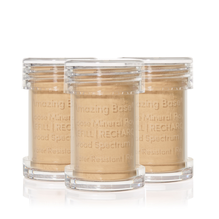 jane iredale -The Skincare Makeup Glow Amazing Base® Loose Mineral Powder SPF Antallaktikes kapsoules (3) Golden Glow