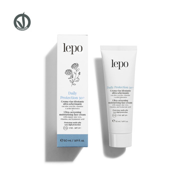 Lepo Daily Protection 50+ Ελαφριά Αντιοξειδωτική Ενυδατική Κρέμα Προσώπου με Εξαιρετικά Υψηλή Προστασία από τις Ακτίνες UVA/UVB SPF 50+ 50ml