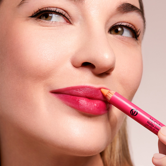 Lepo Mycolor Lips pH-Sensitive Peonia Αδιάβροχο Μακράς Διάρκειας Ενυδατικό Μολύβι-Κραγιόν Eυαίσθητο στο pH των Xειλιών Απόχρωση Παιόνια 1,1g