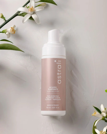 astrali Purifying Mousse Απαλός Τονωτικός Αφρός Καθαρισμού - Κατάλληλο για ευαίσθητες Στρεσαρισμένες Επιδερμίδας (Προτείνεται ως Step 1) 150ml