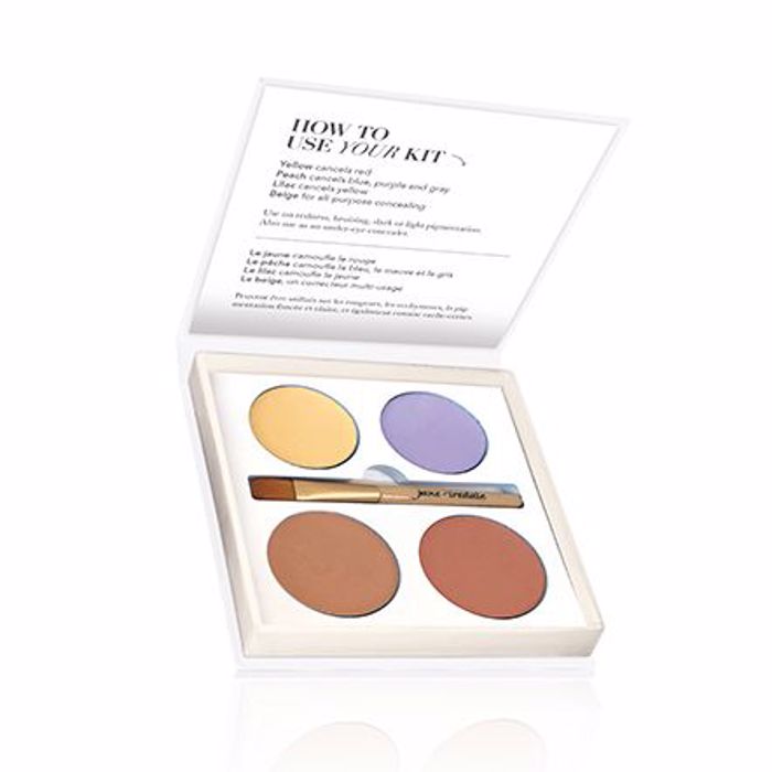 jane iredale -The Skincare Makeup Corrective Color Camouflage Kit (Yellow-Peach-Lilac-Beige) 9,9g