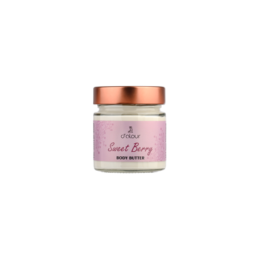 d’alour Body Butter Sweet Berry Ενυδατικό Βούτυρο Σώματος με μη Λιπαρή Κρεμώδη Υφή για Απαλή Επιδερμίδα και Άρωμα που Διαρκεί 200ml