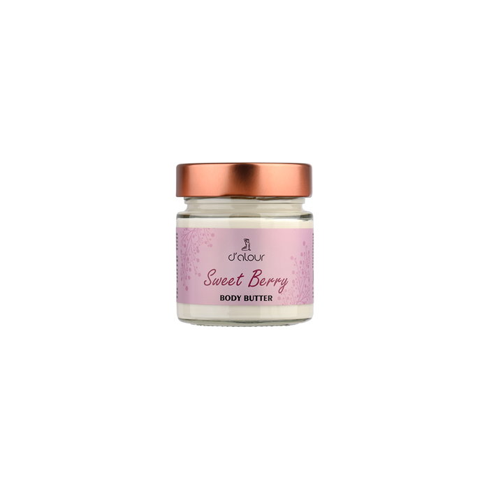 d’alour Body Butter Sweet Berry Ενυδατικό Βούτυρο Σώματος με μη Λιπαρή Κρεμώδη Υφή για Απαλή Επιδερμίδα και Άρωμα που Διαρκεί 200ml