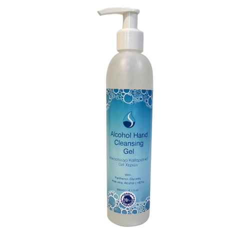 d’alour Alcohol Hand Cleansing Gel Αλκοολούχο Καθαριστικό Τζελ Χεριών (70% Αιθυλική Αλκοόλη) 300ml