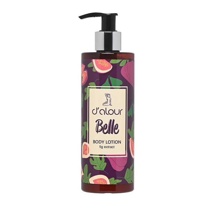 d’alour Belle Body Lotion Ενυδατικό Γαλάκτωμα Σώματος με Φυτικά Εκχυλίσματα από Φύλλα Ελιάς και Σύκο για Απαλή Επιδερμίδα και Άρωμα που Διαρκεί 300ml