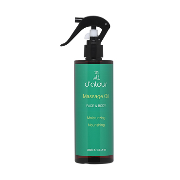 d’alour Massage Oil Face & Body Εξαιρετικά Ενυδατικό Λάδι για Πρόσωπο και Σώμα  - Ιδανικό για Μασάζ / για Πολύ Ξηρές Επιδερμίδες 300ml