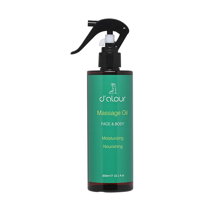 d’alour Massage Oil Face & Body Εξαιρετικά Ενυδατικό Λάδι για Πρόσωπο και Σώμα  - Ιδανικό για Μασάζ / για Πολύ Ξηρές Επιδερμίδες 300ml