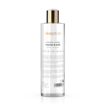 Ekseption Micellar water cleanse & peel Καθαριστικό Προσώπου 400 ml / 13.5 fl.oz.e