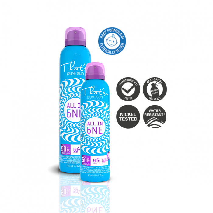 That'so All In One SPF 50/80/100 Antiiliako Somatos 175ml