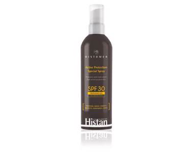 Histomer Active Protection Special Spray SPF 30 Εξαιρετικά Ενυδατικό Αντηλιακό Γαλάκτωμα σε Λεπτόρρευστη Μορφή Σπρέι με Υψηλό Δείκτη Προστασίας Ιδανικό για Ευαίσθητες Επιδερμίδες 200ml