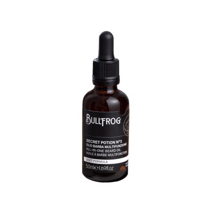 Bullfrog All in One Beard Oil Secret Potion No3 50ml (λάδι περιποίησης γενειάδας)
