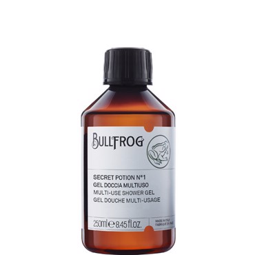 Bullfrog All in One Shower Shampoo Secret Potion No1 250ml (αφρόλουτρο & σαμπουάν, για μαλλιά και γένεια)