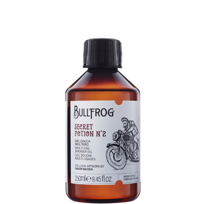 Bullfrog All in One Shower Shampoo Secret Potion No2 250ml (afroloutro & sampouan , ga mallia kai gneia)