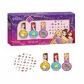 LORENAY SPAIN Disney Princess    (Nail art Set) Periexei 3 paidika xromata (roz, glazio k kitrino) kai aftokollita