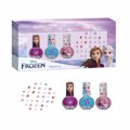 LORENAY SPAIN Disney Frozen    ( Nail Art Set) Periexei 3 xromata se paidika bernikia (tirkouaz,roz kai fouxia) kai aftokollita