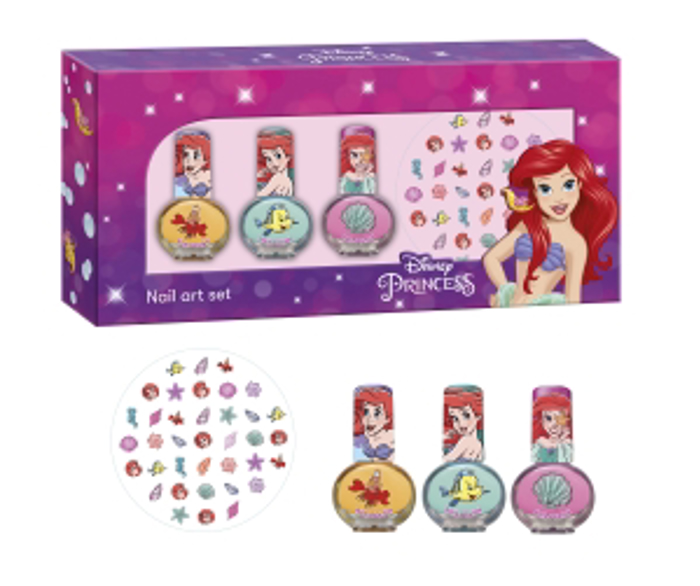 DISNEY PRINCESS ARIEL NAIL SET