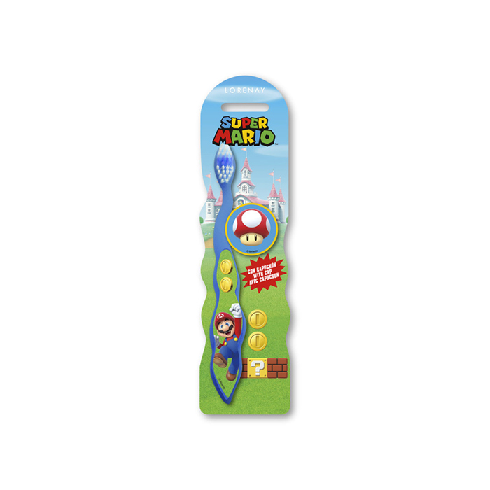 Super Mario Toothbrush (Periexei 1 Odontobourtsa Ble me 1 Kapaki Ble)