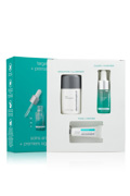 Dermalogica Clear And Brighten Kit Paketo Peripoiisis Prosopou (3 Proϊonta) - Meionei tin Emfanisi ton Akneϊkon Blabon kai ti Gransi tou Dermatos  - Daily Microfoliant 13 g  AGE Bright Clearing Serum 10 ml  Clearing Skin Wash 50 ml 