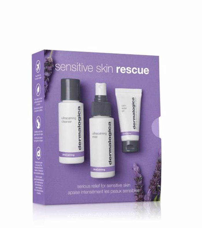 Dermalogica Sensitive Skin Rescue Kit Paketo Peripoiisis Prosopou 