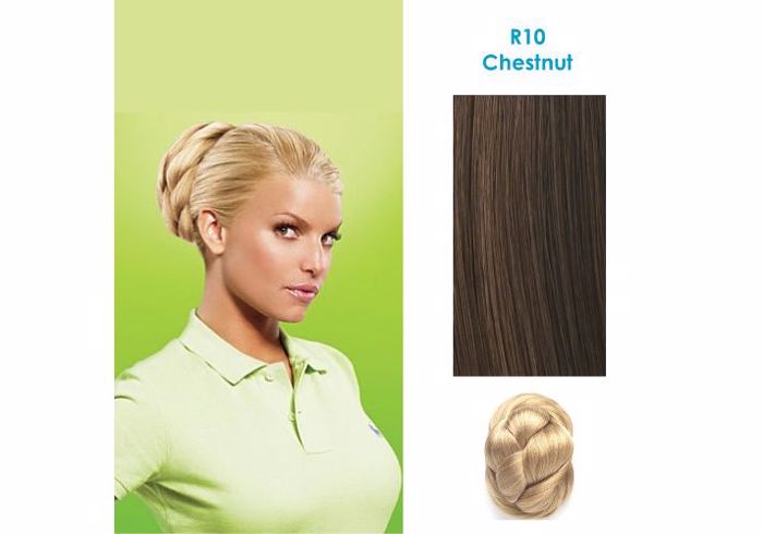 Hairdo Chignon Up Do Clip-in Extensions - R10 Chestnut (kastano)
