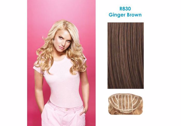 Hairdo 58cm Wavy Clip-in Extensions - R830 Ginger Brown (kastano-xalkino)