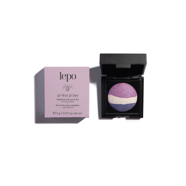 Lepo 3D WET & DRY Τριπλή Σκιά με Έλαιο Jojoba - Μωβ 2g