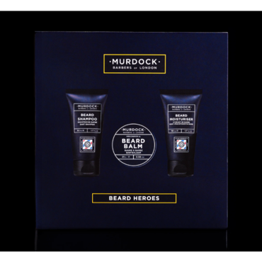 Murdock London – Beard Heroes Gift Set (Σαμπούαν, μπαλμ και ενυδατικό για γένια)
