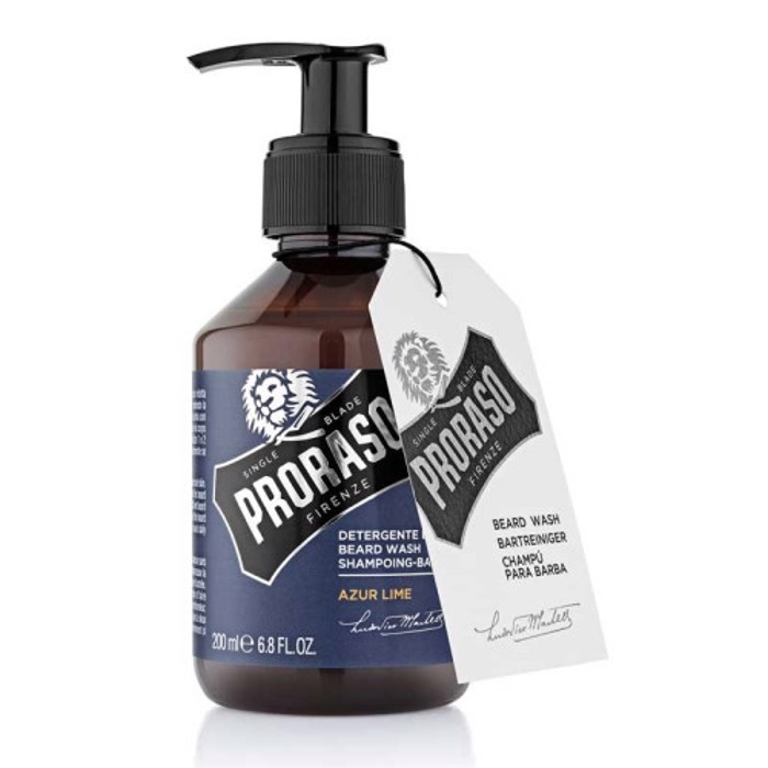 Proraso Beard Wash Azur Lime 200ml (katharistiko gneiadas)