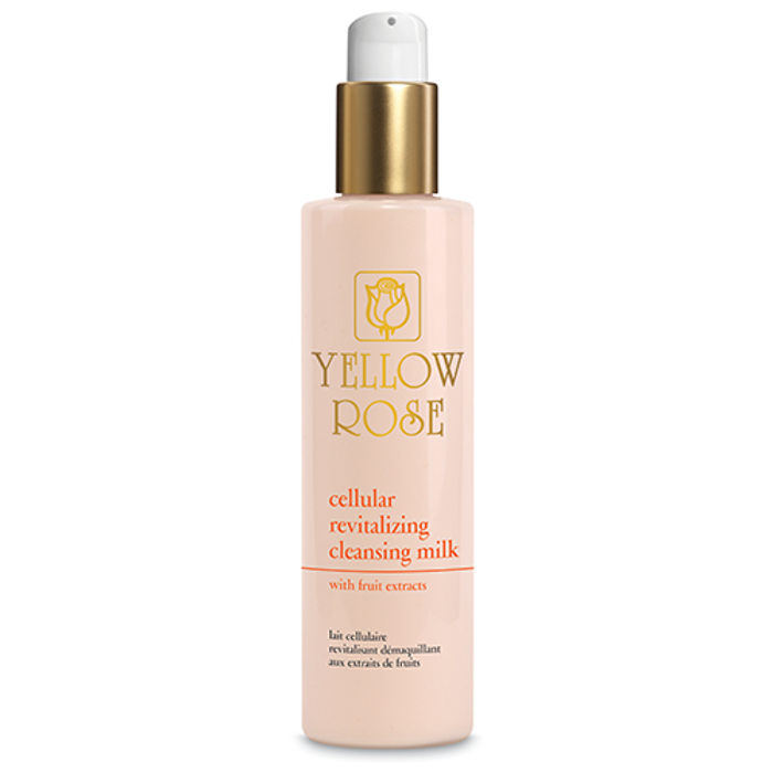 Yellow Rose CELLULAR REVITALIZING CLEANSING MILK Enudatiko glaktoma me blastokuttara Milou, ualouroniko oxu kai ekxulismata Frouton ga ola ta dermata 200ml