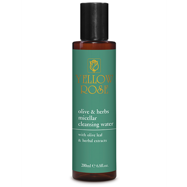 Yellow Rose OLIVE & HERBS MICELLAR CLEANSING WATER Νερό καθαρισμού ιδανικό για ευαίσθητα δέρματα. Προϊόν 2 σε 1 - 200ml