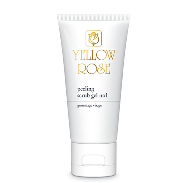 Yellow Rose PEELING SCRUB GEL No1 Apolepistika scrub gel me krustallikous kokkous (evaisthita - xira dermata) 50ml