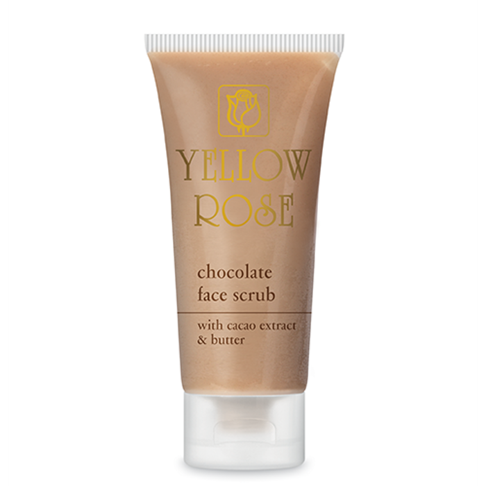 Yellow Rose CHOCOLATE FACE SCRUB Apolepistiko gel me sustatika sokolatas 50ml