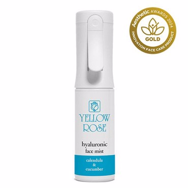 Yellow Rose HYALURONIC FACE MIST CALENDULA & CUCUMBER Μist προσώπου με Υαλουρονικό οξύ, εκχύλισμα Καλέντουλας και εκχύλισμα Αγγουριού. Ηρεμεί, δροσίζει και προσφέρει γρήγορη ενυδάτωση, αναζωογόνηση και φρεσκάδα 90ml