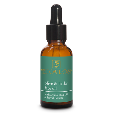 Yellow Rose OLIVE & HERBS FACE OIL Θρεπτικό, αντιρυτιδικό και αντιοξειδωτικό λάδι φωτεινότητας. Απορροφάται άμεσα χωρίς να αφήνει αίσθηση λιπαρότητας. Κανονικά και ξηρά δέρματα. (98% συστατικά φυτικής προέλευσης) 30ml