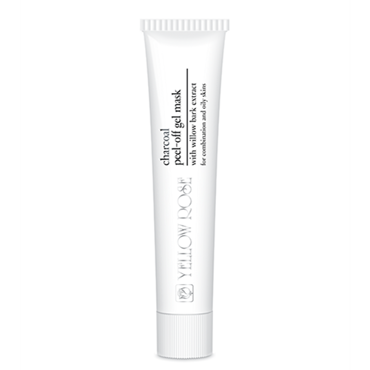Yellow Rose CHARCOAL PEEL-OFF GEL MASK Νέα καθαριστική μαύρη μάσκα peel-off με ενεργό Άνθρακα από Μπαμπού για δέρματα μικτά και λιπαρά 50ml