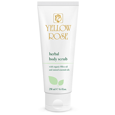 Yellow Rose HERBAL BODY SCRUB Scrub σώματος με κρυστάλλους ζάχαρης κι εκχυλίσματα βοτάνων (97% συστατικά φυτικής προέλευσης) 250ml