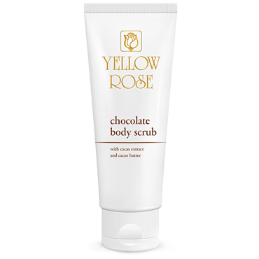 Yellow Rose CHOCOLATE BODY SCRUB Ειδικό gel απολέπισης σώματος με ενυδατικά, αντιοξειδωτικά και απαλυντικά συστατικά σοκολάτας 250ml