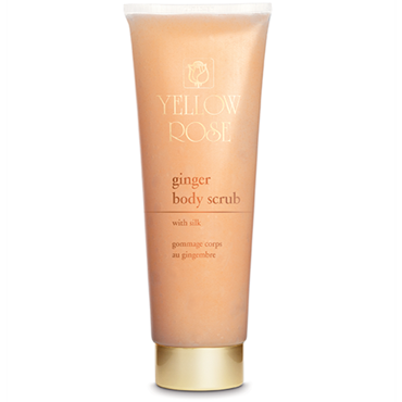 Yellow Rose GINGER BODY SCRUB Ειδικό gel απολέπισης σώματος με Τζίντζερ και πρωτεΐνες Μεταξιού 250ml