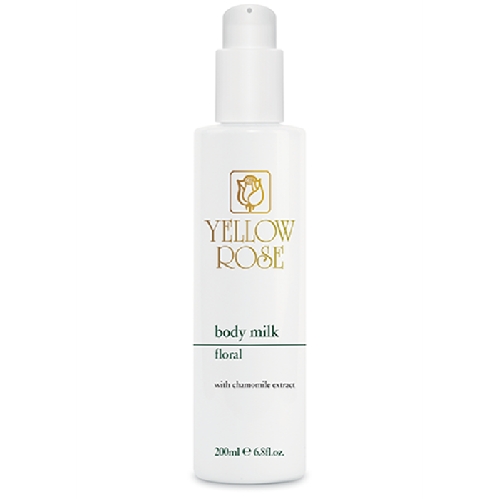 Yellow Rose BODY MILK Floral Enudatiko kai apaluntiko glaktoma peripoiisis somatos 200ml