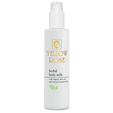 Yellow Rose HERBAL BODY MILK Ενυδατικό και θρεπτικό γαλάκτωμα με εκχυλίσματα βοτάνων (97% συστατικά φυτικής προέλευσης) 200ml