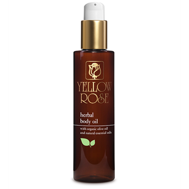 Yellow Rose HERBAL BODY OIL Θρεπτικό λαδί με φυτικά αιθέρια ελαία (98% συστατικά φυτικής προέλευσης) 200ml