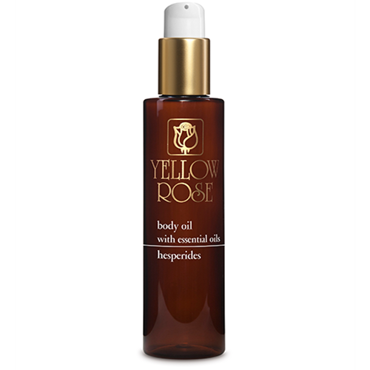 Yellow Rose BODY OIL HESPERIDES Για χαλαρωτικό μασάζ με αιθέρια έλαια εσπεριδοειδών, φυτικά λάδια και εκχυλίσματα 200ml