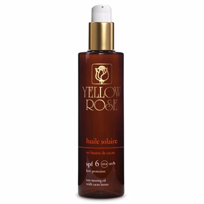 Yellow Rose HUILE SOLAIRE SPF 6 Antiliako ladi me futika ladia kai enisxutiko mavrismatos 200ml